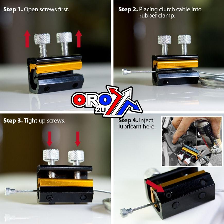 CABLE LUBER WITH TWIN SCREWS