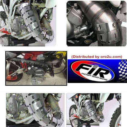 EXHAUST PROTECTOR SILVER