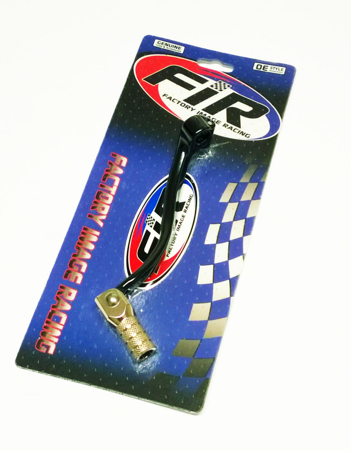 GEAR LEVER BLACK KXF RMZ 250, ALUMINIUM FORGED 13156-0030, FIR BRAND, BLACK & TITANIUM