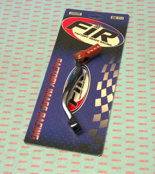 GEAR LEVER KTM BLK/ORANGE, ALUMINIUM FORGED 59034031000, FIR BRAND, BLACK & ORANGE