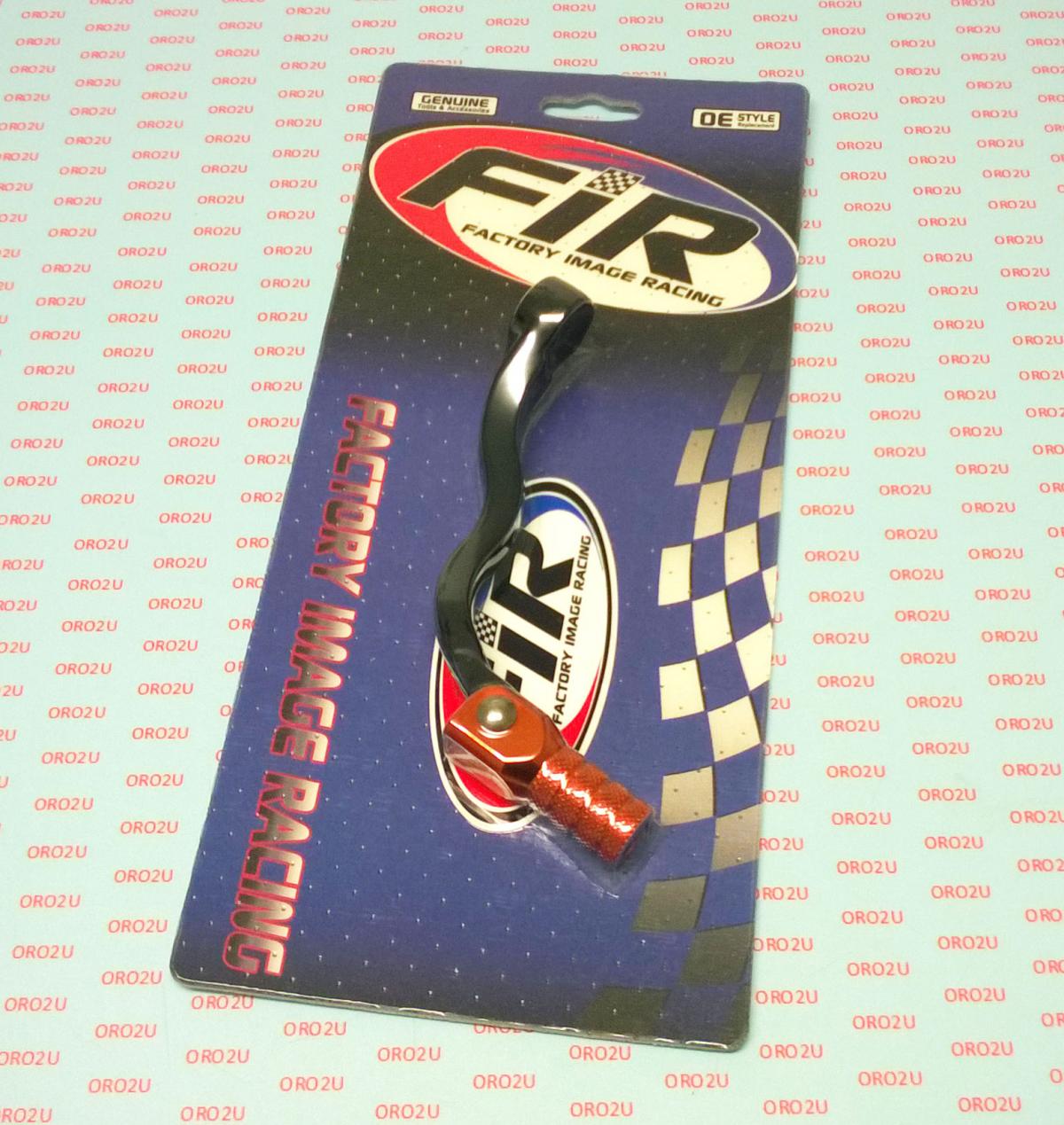 GEAR LEVER SHIFT KTM SX SXF, ALUMINIUM FORGED 54834031000, FIR BRAND, BLACK & ORANGE