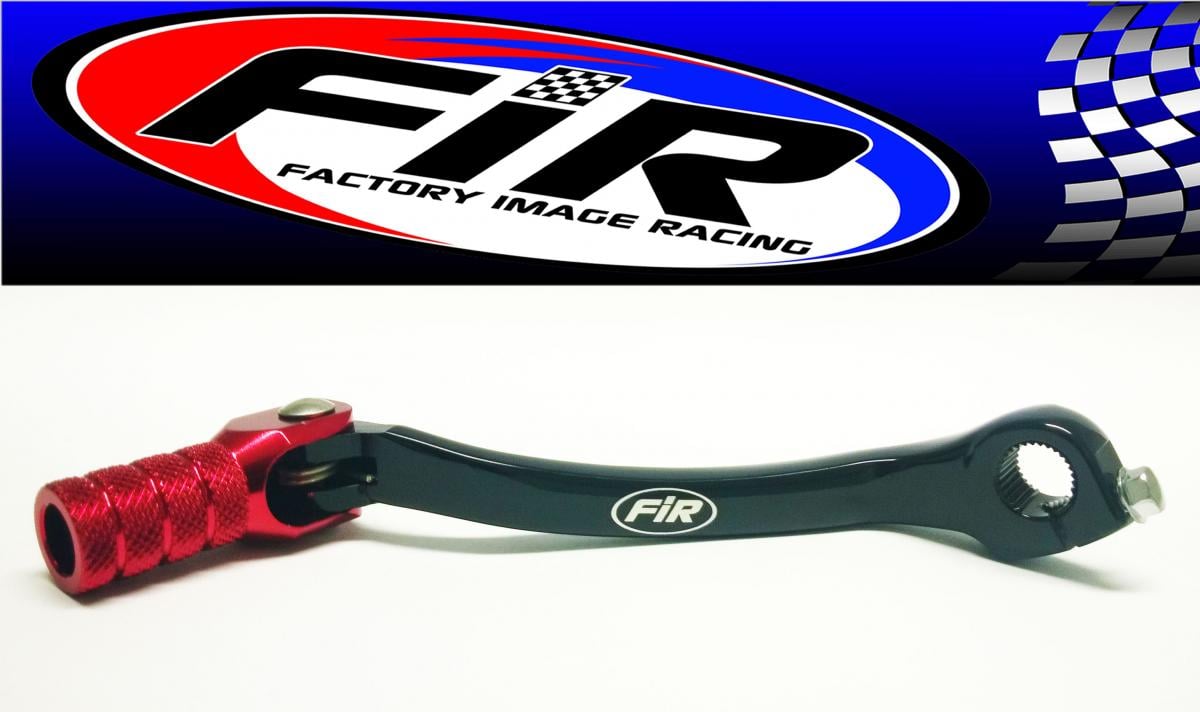 GEAR LEVER SHIFT 05-16 CRF450X, ALUMINIUM FORGED 24700-MEY-670, FIR BRAND, BLACK & RED