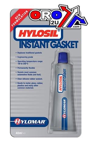 HYLOMAR HYLOSIL CLEAR RTV, INSTANT GASKET 40ml ON CARD
