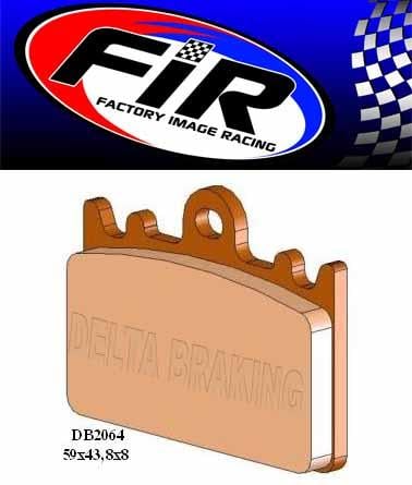 BRAKE PADS SEMI-METALLIC SM DB2064 SM, BP128SM0F VD433