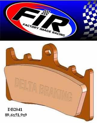 BRAKE PADS MINERAL ORGANIC M DB2041-M, BP107M01F