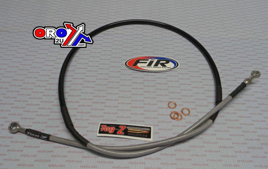 HOSE FRONT BRAKE SILVER / BLACK, YZ 80 E,N 1993-2000 YAMAHA, VENHILL Y01-1-037/P