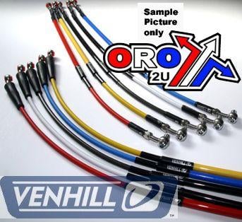 HOSE FRONT BRAKE SILVER / BLK VENHILL Y01-1-044/P YZ WR250