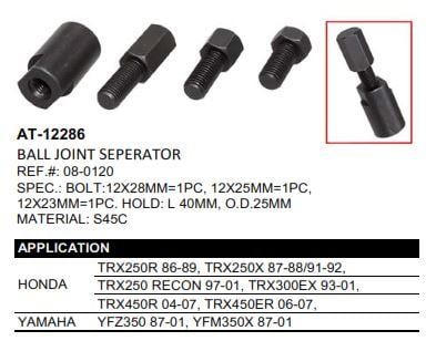 BALL-JOINT SEPARATOR ATV UTV