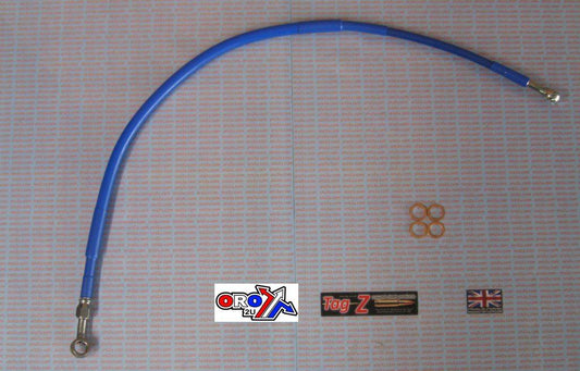 HOSE REAR BRAKE BLUE / BLACK CR125/250 05-07 CRF250/450
