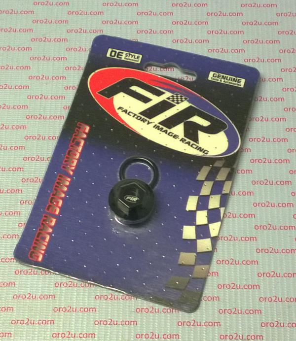 OIL FILLER PLUG ALLOY M18x1.5, KAWASAKI & SUZUKI BLACK OFP-04 BLACK