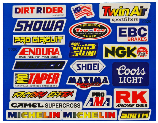 STICKER SHEET MIXED 29x44cm GPA011