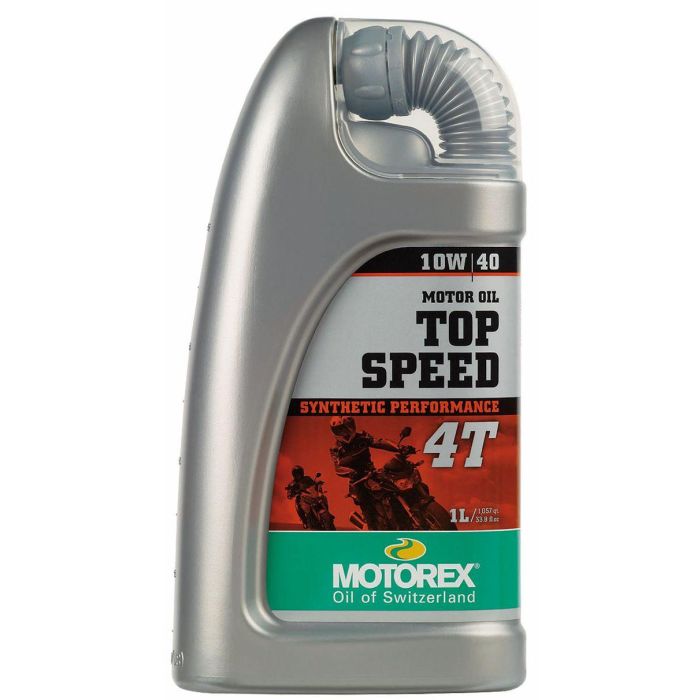 OIL TOP SPEED 4T 10/40W 1LT, MOTOREX 7300022, BOX = 10