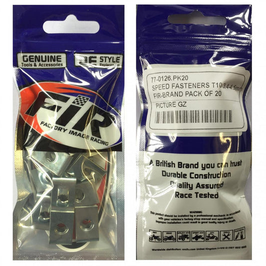 SPEED FASTENERS T10 3.4-4.5mm, PACK OF 20