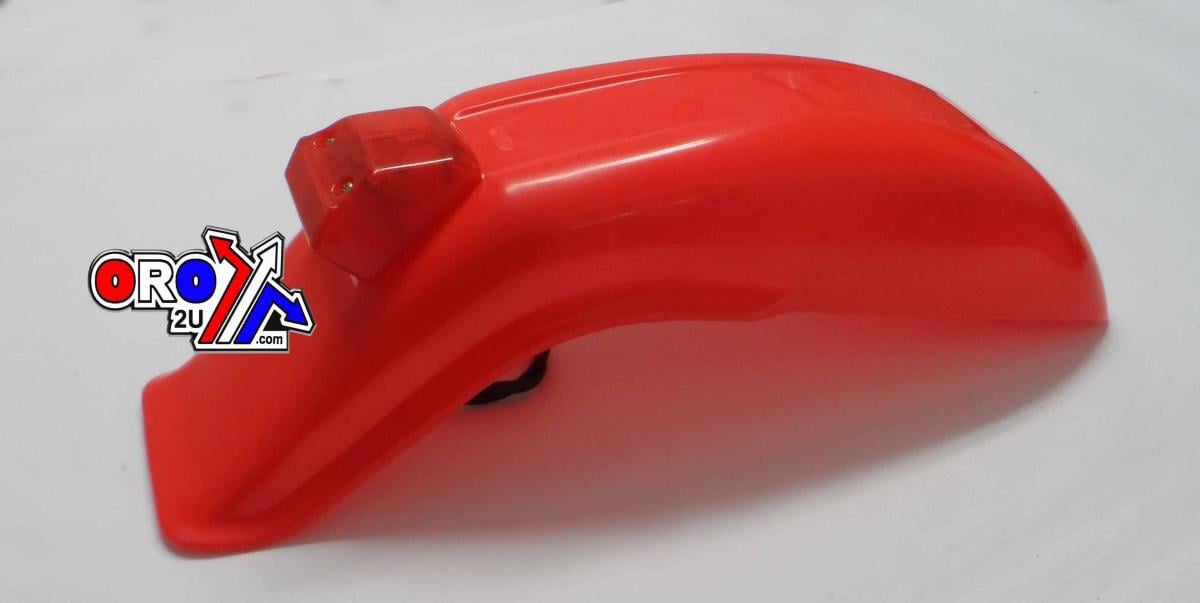 ENDURO REAR FENDER RED, Universal fitting