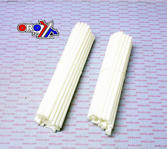 SPOKE SKIN SET 8.5 & 7.5 WHT, SS-101, 76 PCS, WHITE