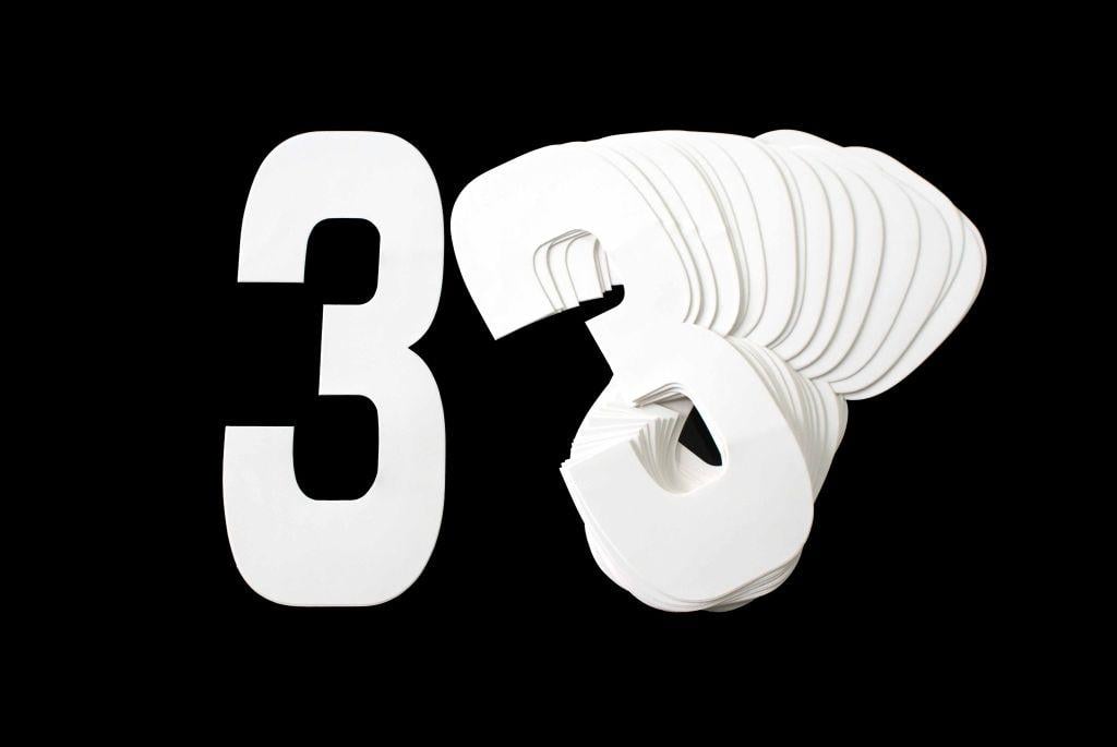 3 WHITE 8No.20cm. PACK