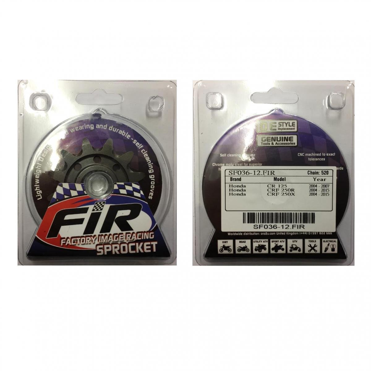 FRONT SPROCKET GROOVE & LIGHT JTF1323, JTF1323.1.12