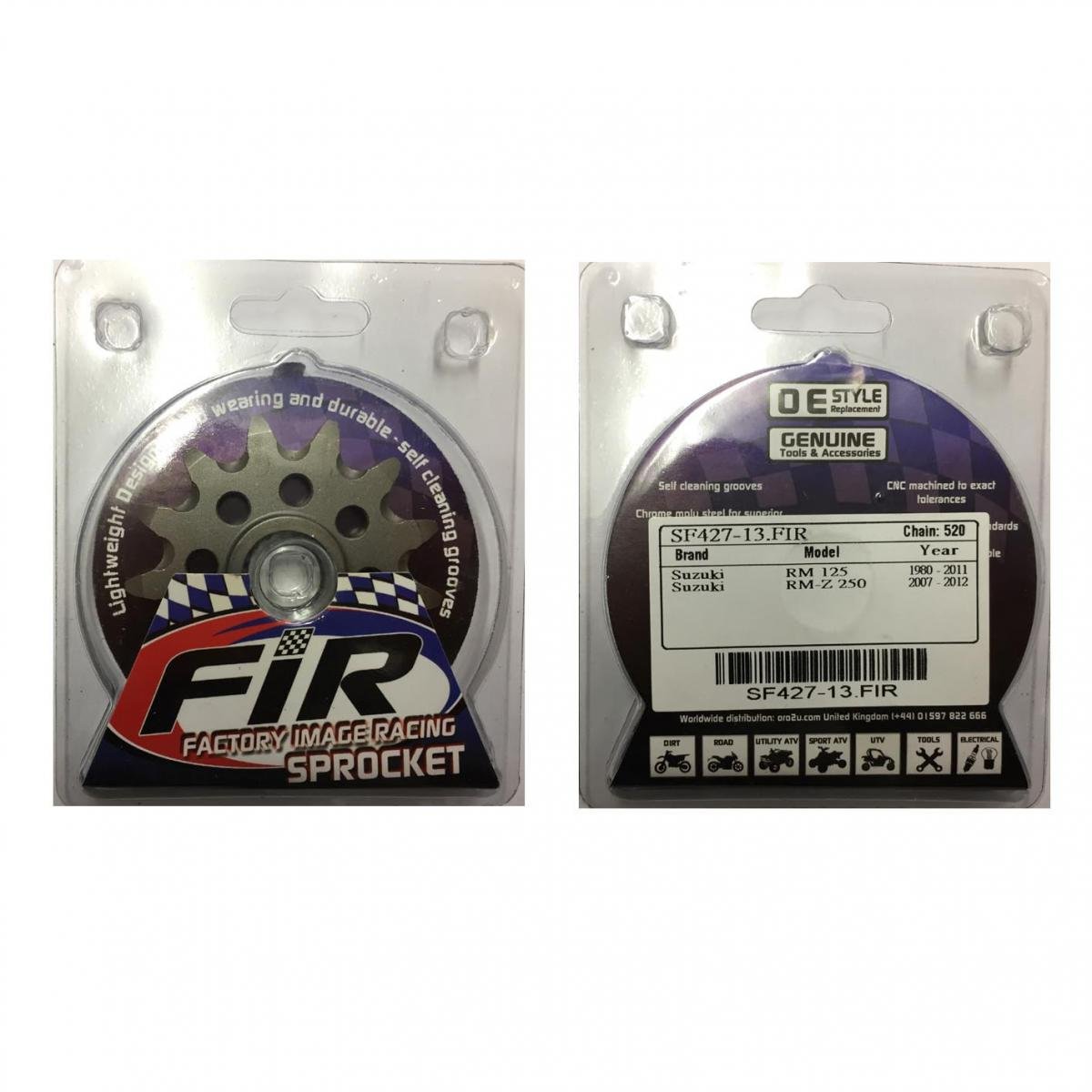 FRONT SPROCKET GROOVE & LIGHT JRF427, JTF427.1.13