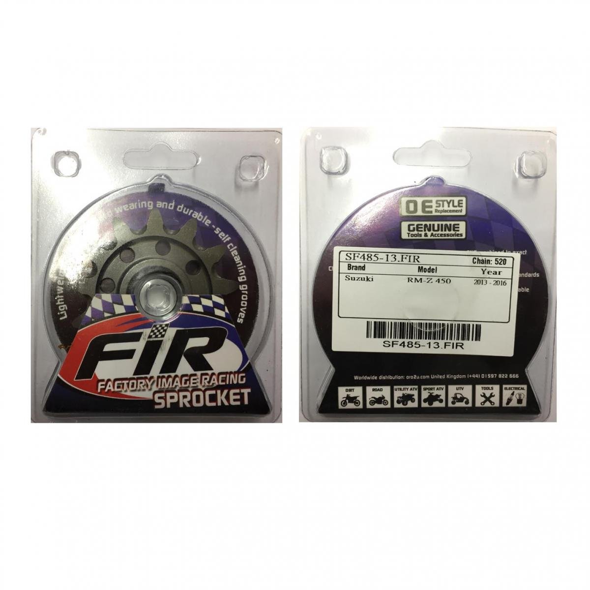 FRONT SPROCKET GROOVE & LIGHT JRF1443, JTF1443.1.13