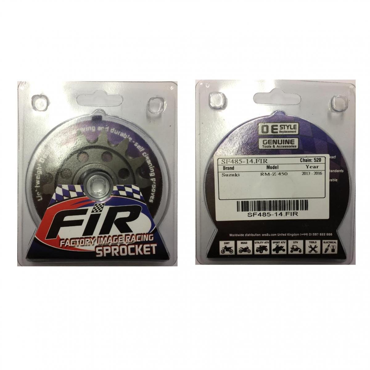 FRONT SPROCKET GROOVE & LIGHT JRF1443, JTF1443.14SC