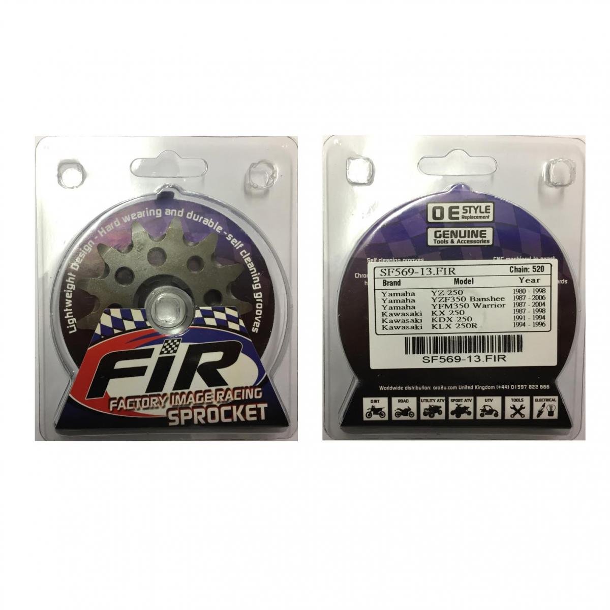 FRONT SPROCKET GROOVE & LIGHT JRF569, JTF569.1.13