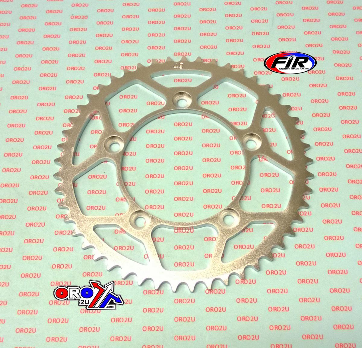 REAR SPROCKET STEEL LIGHT SIL, MX-89449-2 SILVER, SR046-49 JTR89449