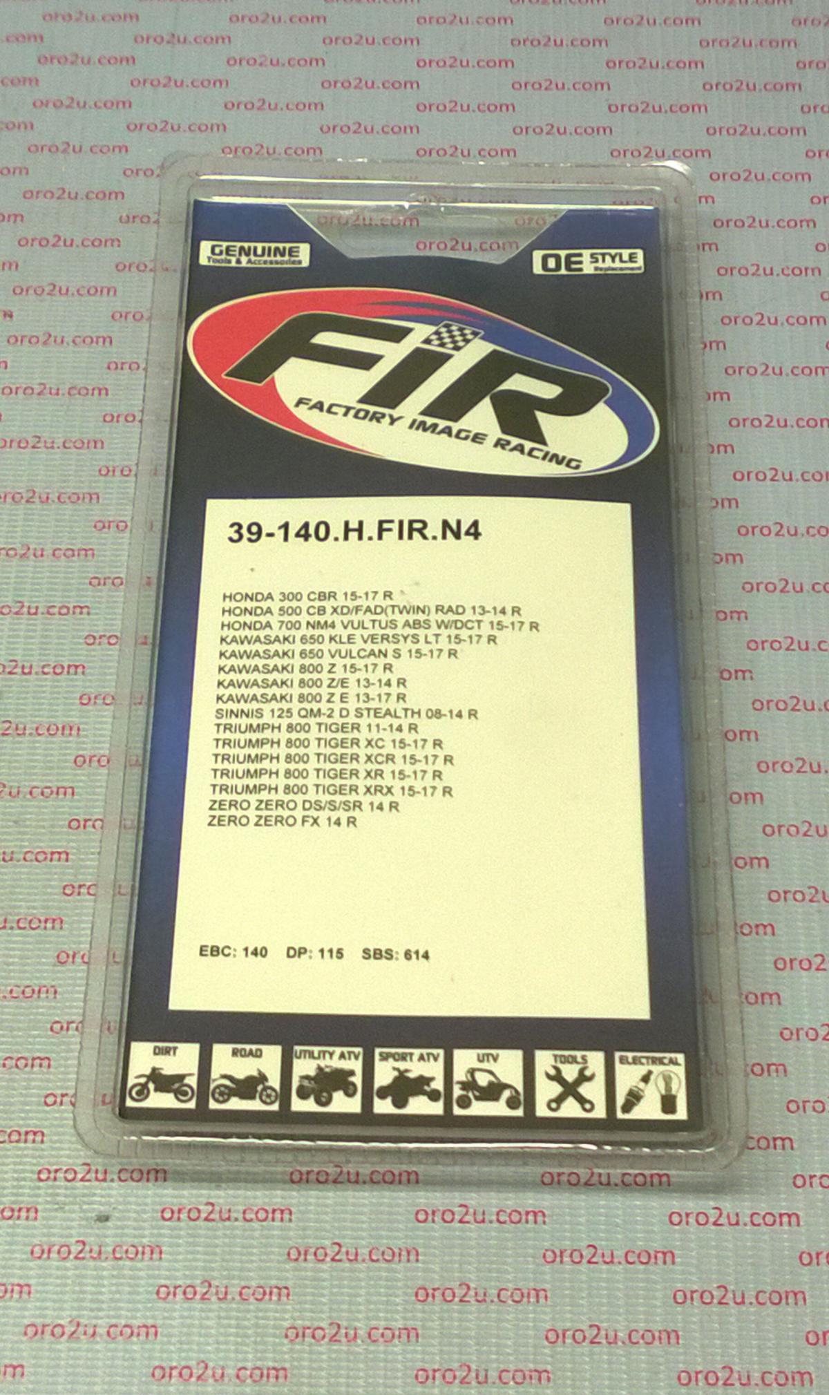 BRAKE PADS SINTERED METAL N4, DB2770.RD-ER