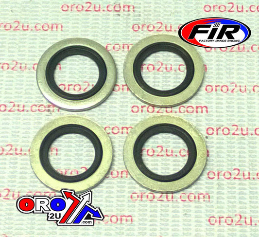 BONDED SEALING WASHER M16 PK4, M16x24x1.5mm / SELF CENTERING