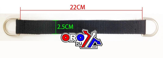 HANDLE BAR LOOP STRAP EXTENSIONS, UP-12391, PAIR, SECURE.