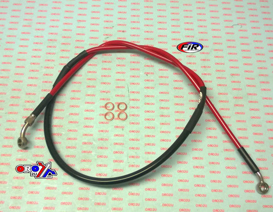 HOSE FRONT BRAKE RED / BLACK CRF450R 17-18, H02-1-074/P-CL / 45125-MKE-A01, CRF250R 2018