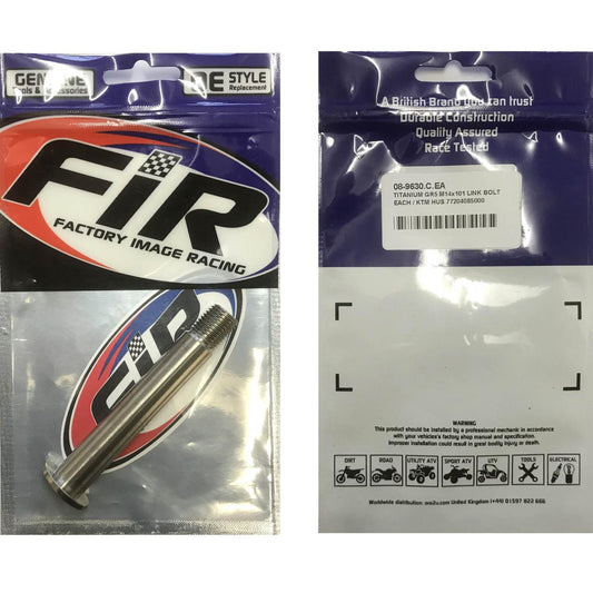TITANIUM GR5 M14x101 LINKAGE BOLT, EACH / KTM HUS 77204085000, / CANTILEVER BOLT
