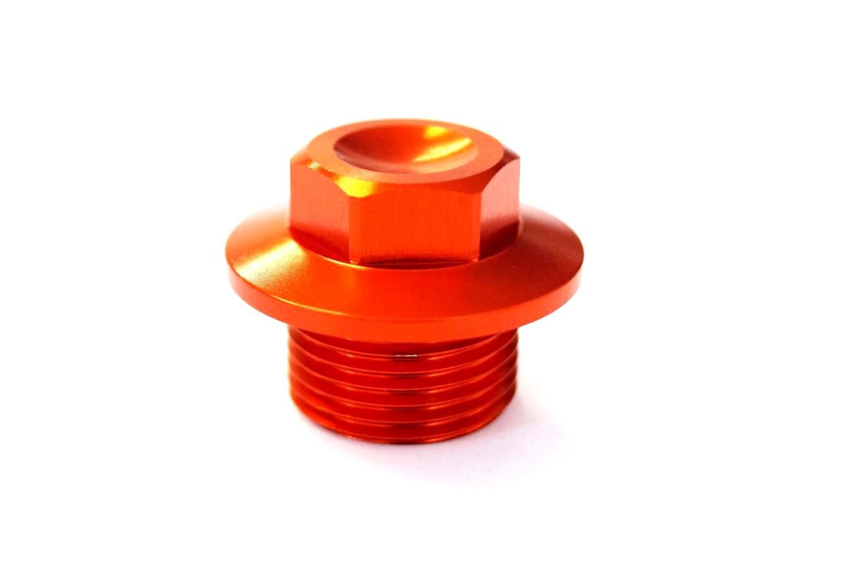 KTM HUSQ FRONT SPINDLE BOLT, FIR ASAXN-04, ALLOY ORANGE, 70009082000