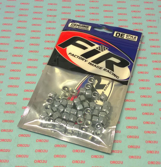 NYLOCK M6 NUT PACK/50, REGULAR8X10mm