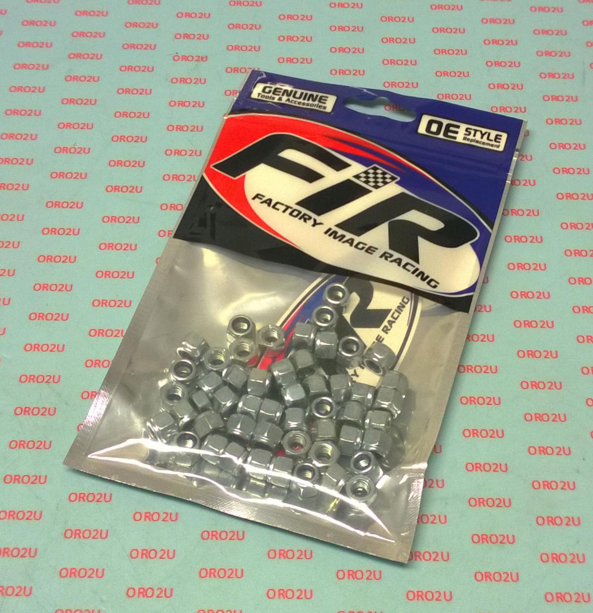 NYLOCK M6 NUT PACK/50, REGULAR8X10mm