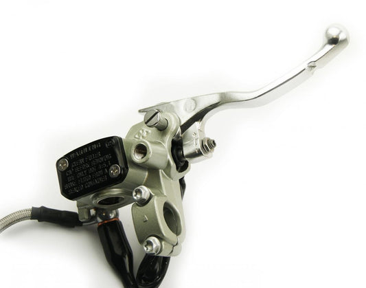 KTM COMPLETE FRONT BRAKE ASSEMLY, CALIPER, BRAKE HOSE, MASTER CYLINDER, 7701301500101 77713001144