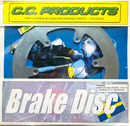 CC Products Solid Rear Brake Disc
