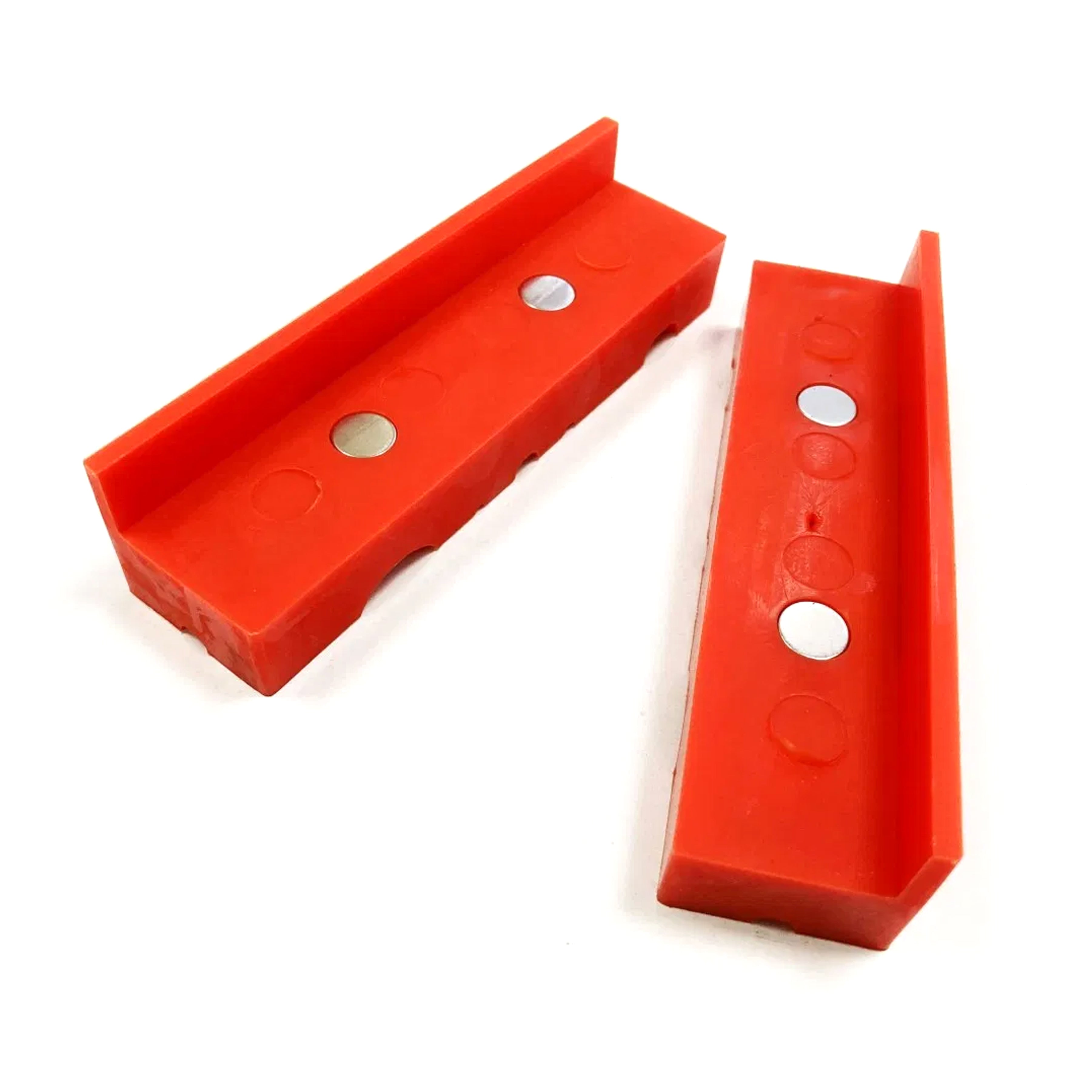 MAGNETIC SOFT VICE JAWS 4 TPU MULTI GROOVE NON-MARKING - TOOLZONE KDPVC047