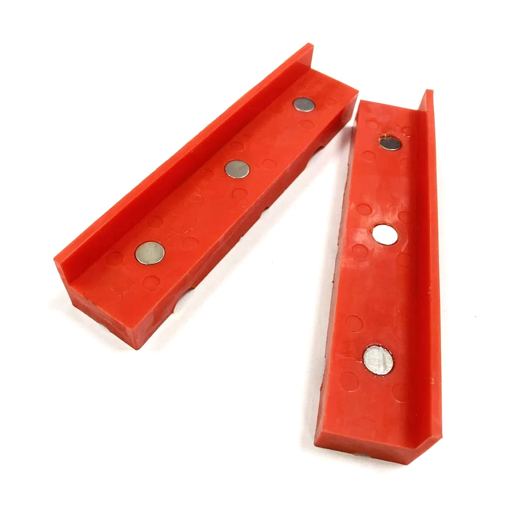 MAGNETIC SOFT VICE JAWS 6 TPU MULTI GROOVE NON-MARKING - TOOLZONE KDPVC048