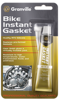 BIKE INSTANT GASKET SILICONE SEALANT 40g ACETOXY CURE CLEAR -40°C TO 200°C GRANVILLE 0237