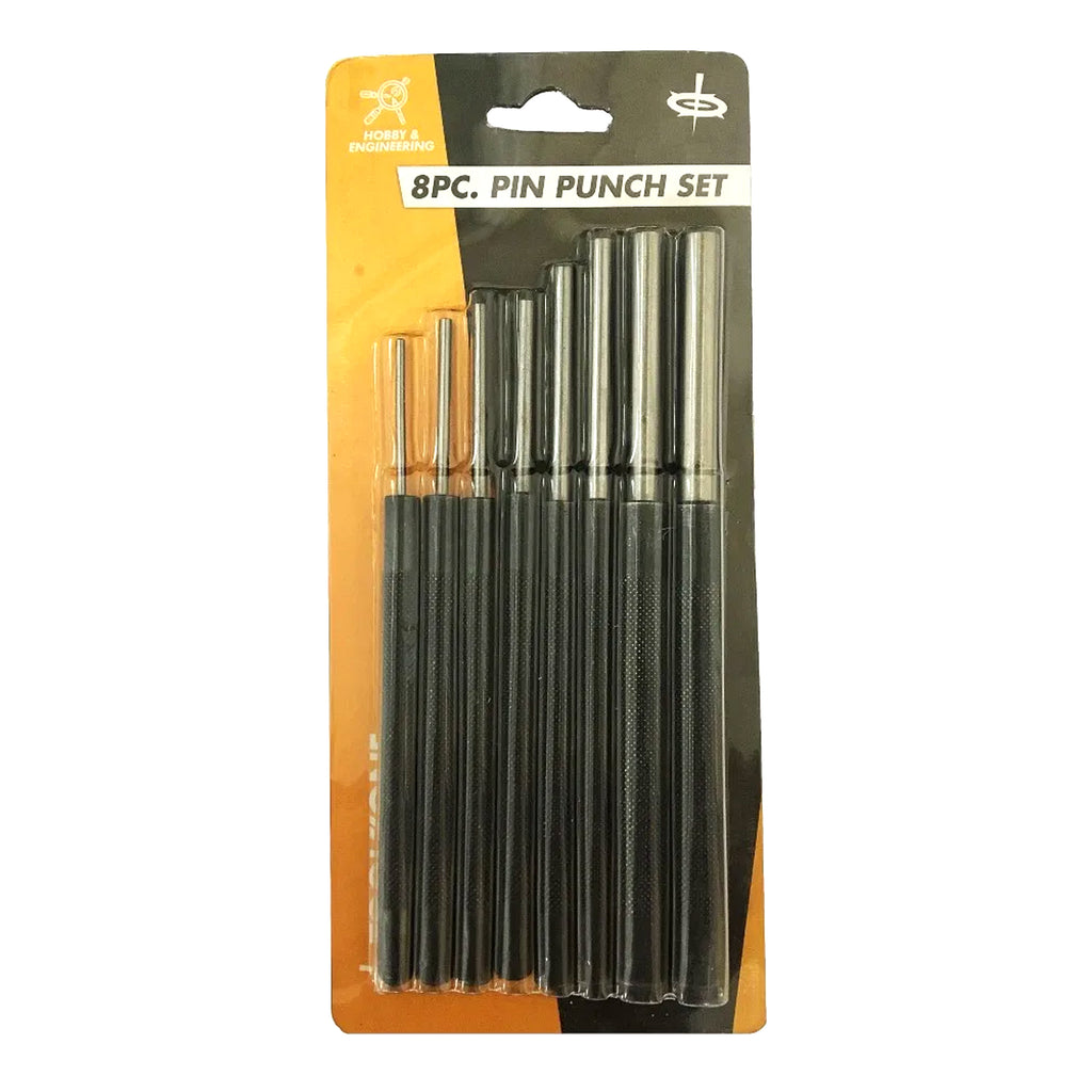 PIN PUNCH SET 8PC 3/32 TO 3/8 - TOOLZONE KDPPN140