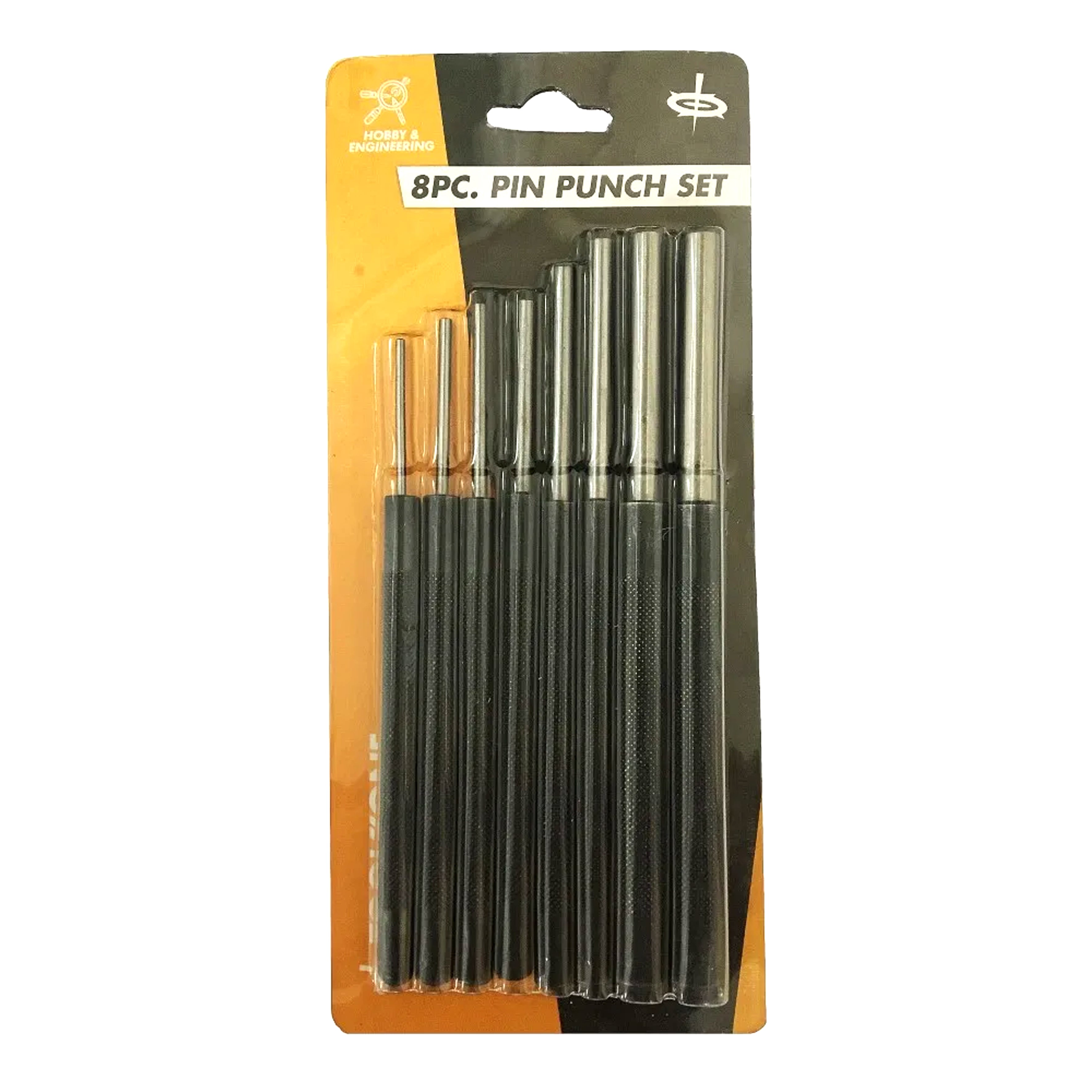 PIN PUNCH SET 8PC 3/32 TO 3/8 - TOOLZONE KDPPN140
