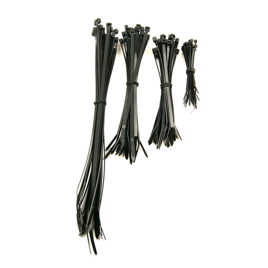 NYLON CABLE ZIP TIE - 100 SET, 100/160/200/300mm - 25 OF EACH