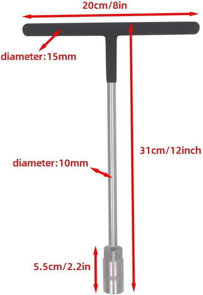 RUBBER COATED T-HANDLE SET OF 7 SOCKETS