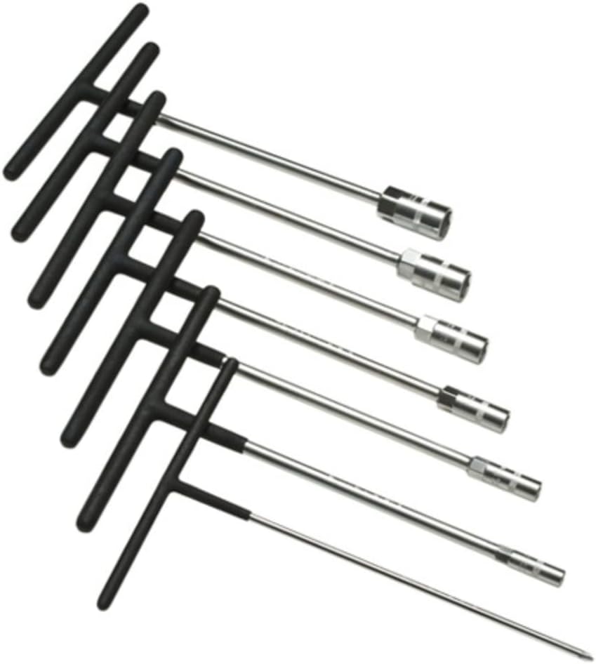 RUBBER COATED T-HANDLE SET OF 7 SOCKETS