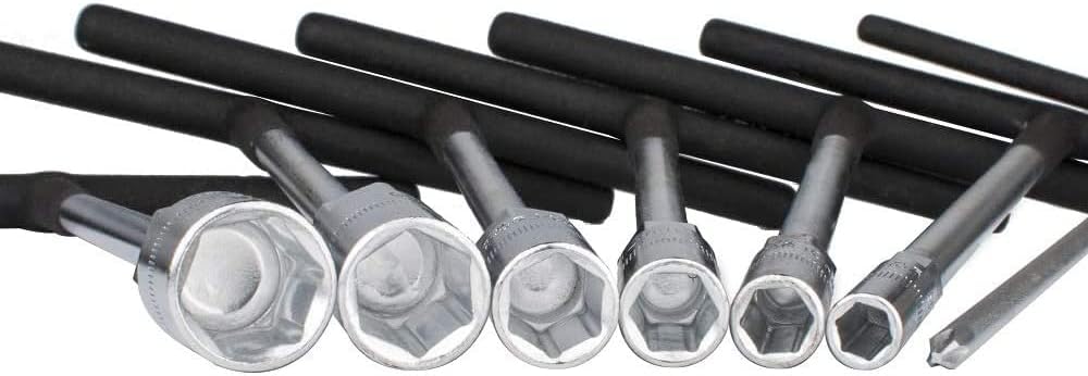 RUBBER COATED T-HANDLE SET OF 7 SOCKETS
