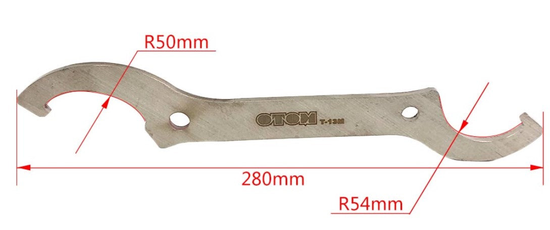 Heavy Duty Wrench Rear Shock 50mm / 54mm Stainless Steel C Spanner
