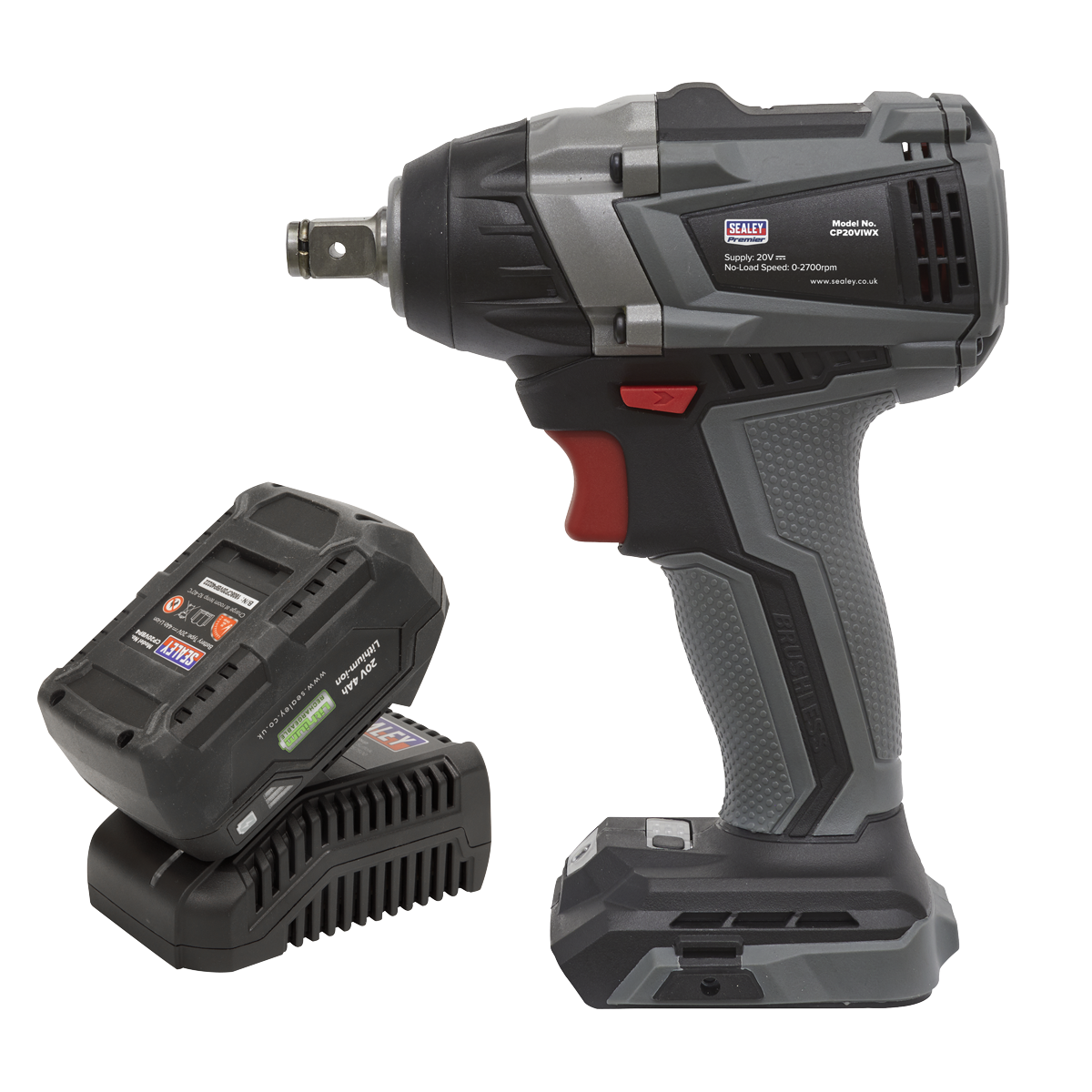 20V 1/2 IMPACT DRIVER RATCHET GUN KIT, 4ah LITHIUM BATTERY, BRUSHLESS 350nm SV20