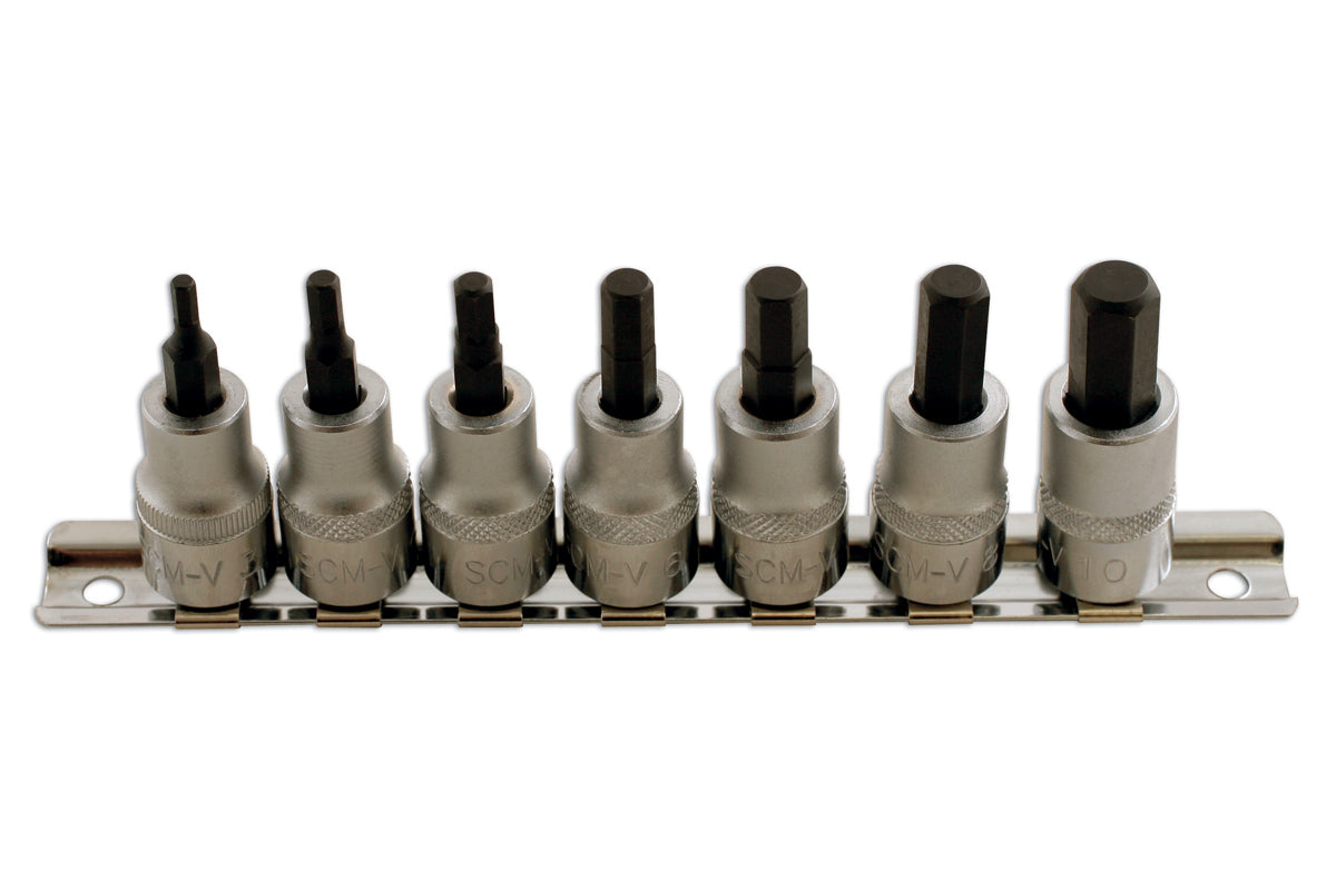 7PC HEX.KEY 3/8 DRIVE SET