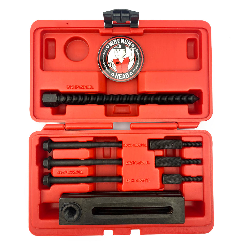 CRANK CASE SPLITTER PULLER TOOL WITH RED STORAGE BOX