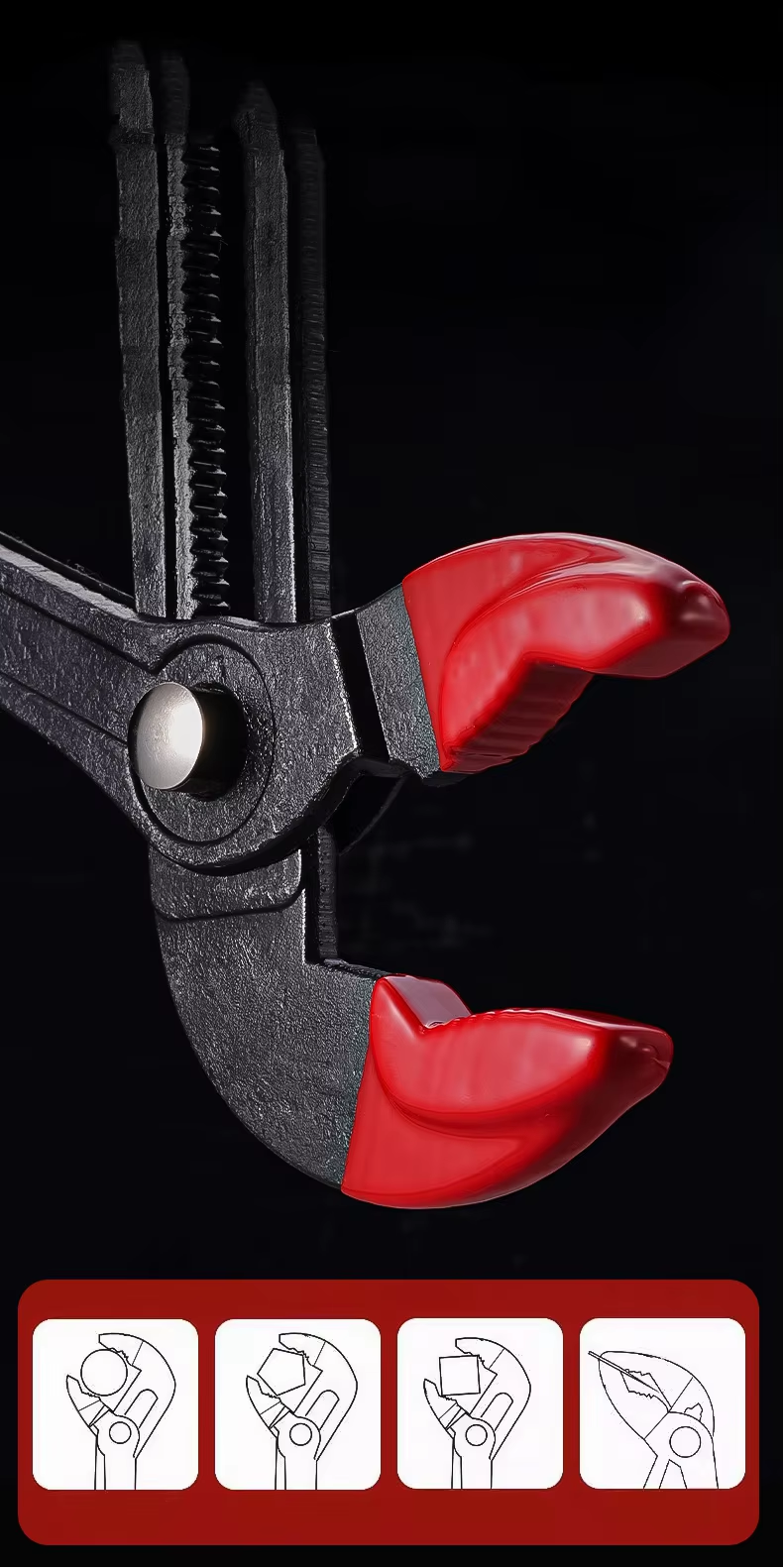 SOFT JAW ADJUSTING PLIERS 10 Goosenecks